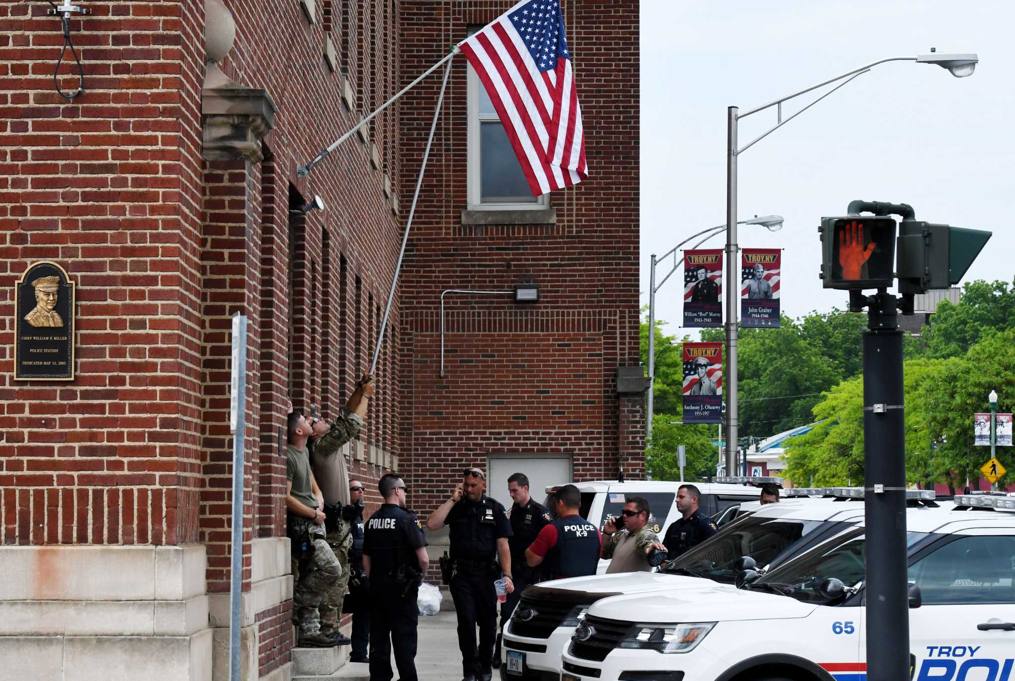 Troy Police Prepare For Protest