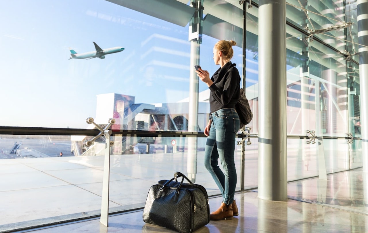 Big tits airport