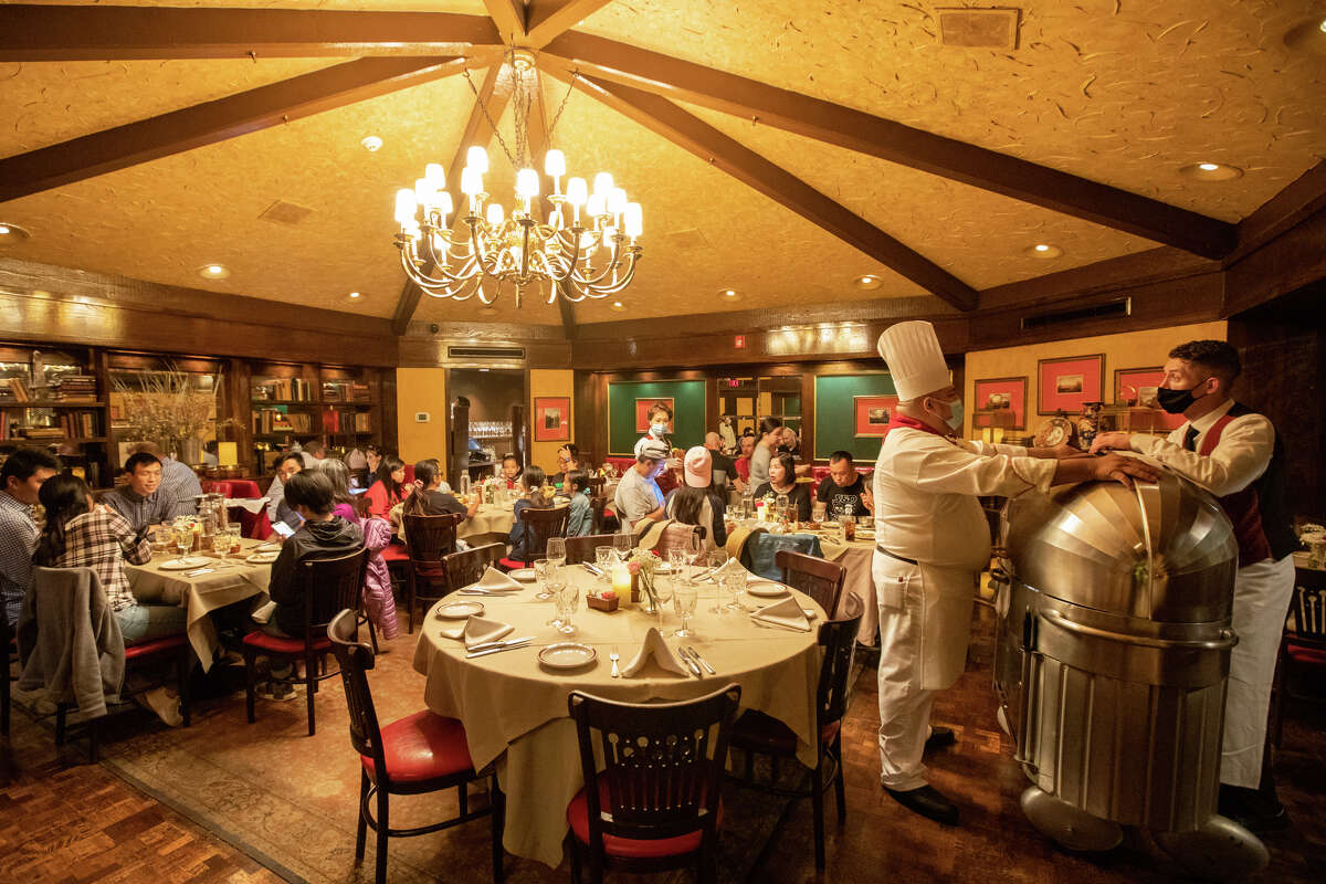 San Franciscan's House of Prime Rib logo is tattooed here forever 11 An interior dining room at the House of Prime Rib in San Francisco, Calif. on July 6, 2022.