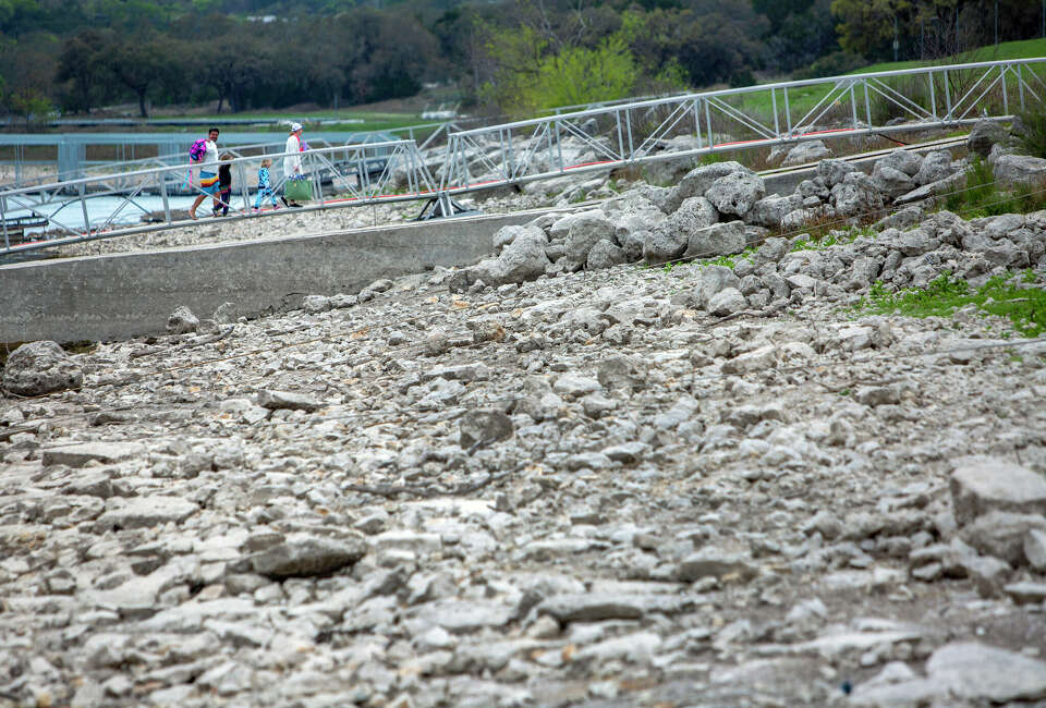 Canyon Lake Water Level Almost At Record Breaking Lows