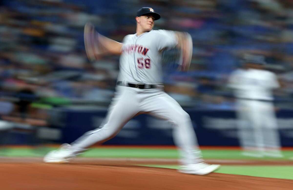 Astros Pitcher Hunter Brown Worked Quickly To Silence Rays Offense