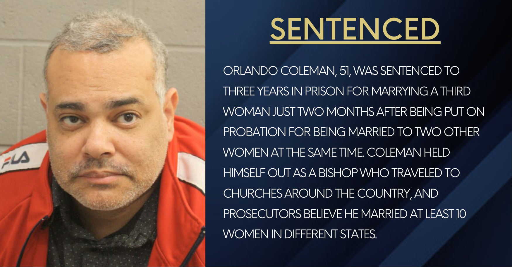 Houston Bishop With Multiple Wives Sentenced For Bigamy