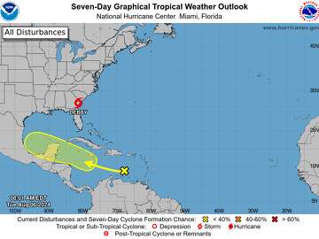 Texas Eyes Tropical System In Caribbean With Low Chance Of Growth