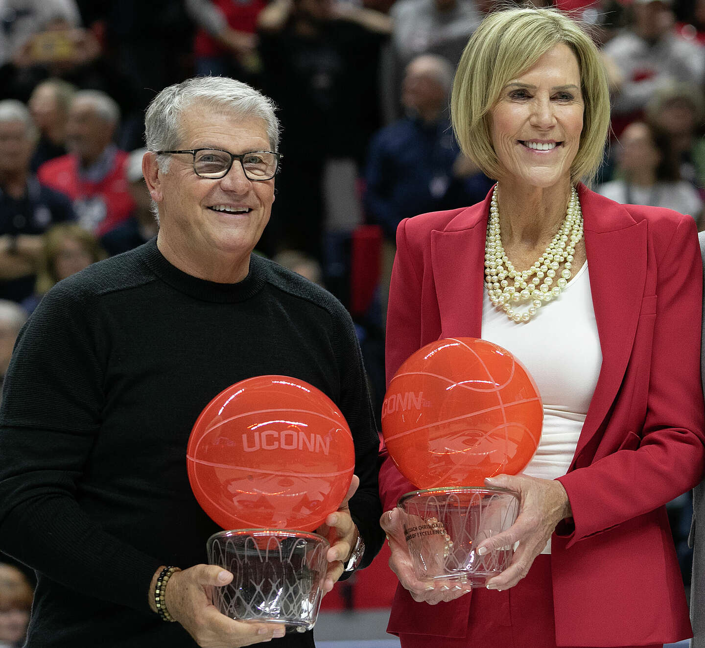 What UConn Coach Geno Auriemma Said At Halftime Of FDU Game Wednesday