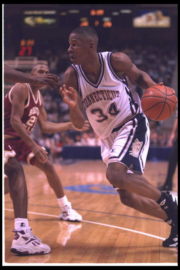 ray allen -- one of the all-time uconn greats ray allen (34) was