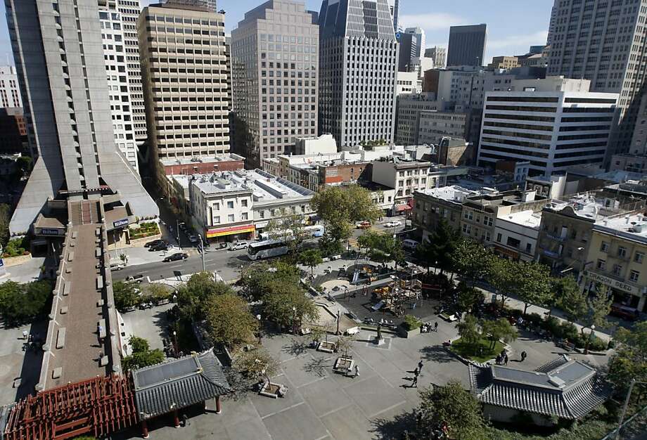 from above, portsmouth square looks much the same.