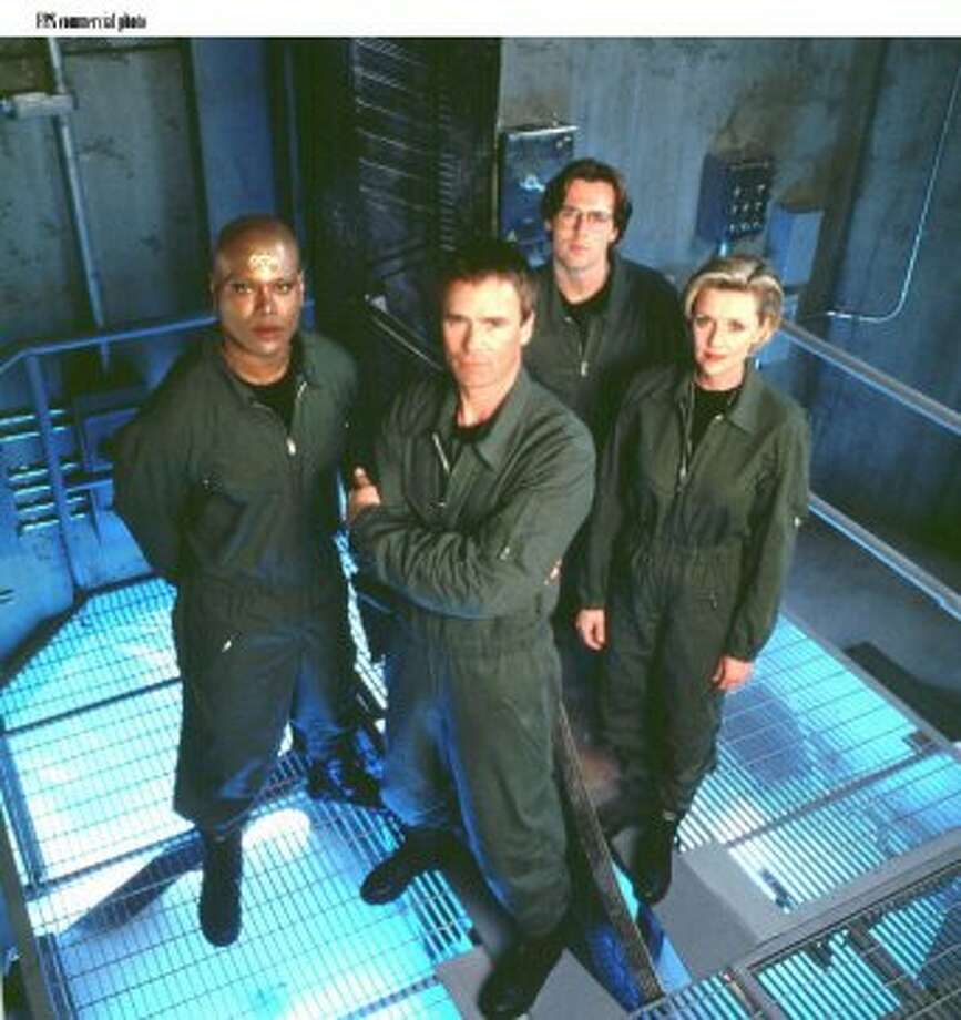 left, christopher judge, richard dean anderson, michael shanks