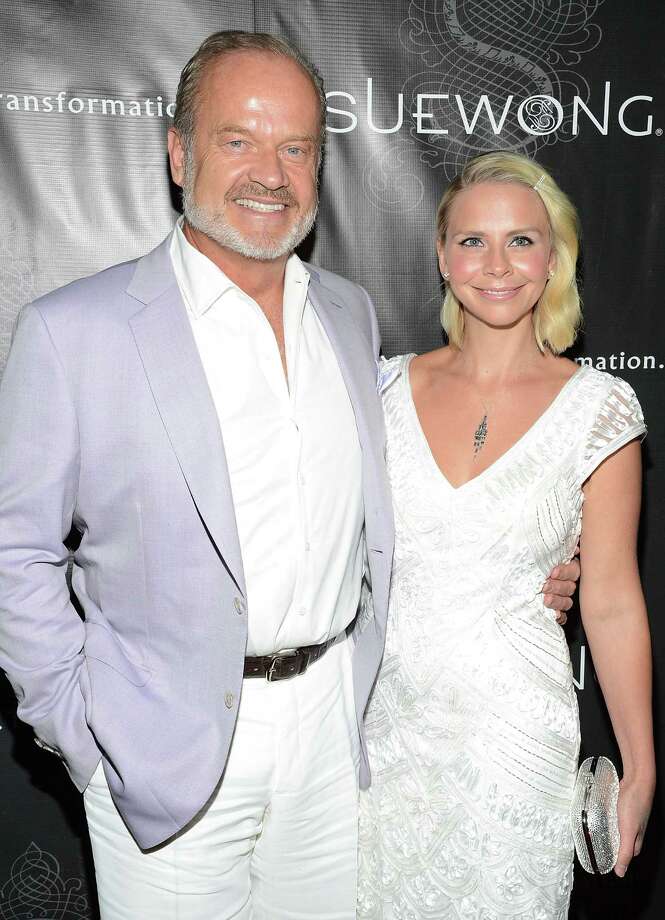 kelsey grammer, pictured in 2013 with and wife kayte walsh.