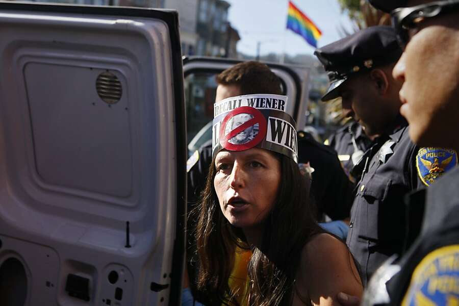 Nude Activists Cause A Stir At Protest In Castro SFChronicle