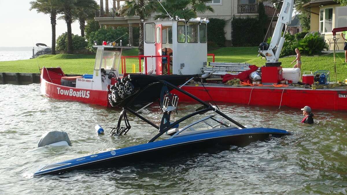 Rescued From Sinking Boat On Lake Conroe