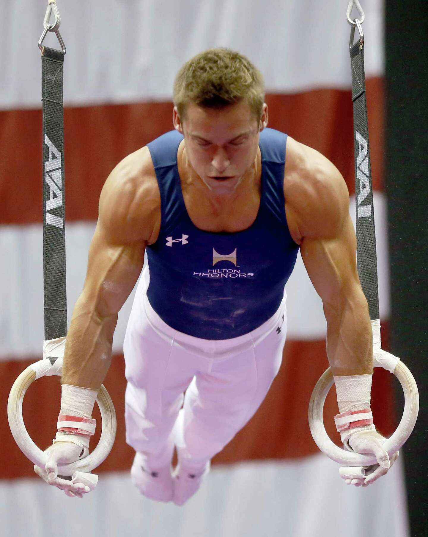 Men S Gymnastics Mikulak Wins All Around Title Houston S Horton