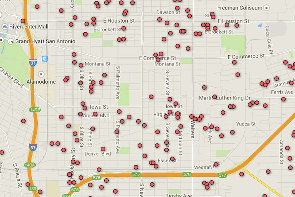 Registered Sex Offender Map Of San Antonio Area Zip Codes