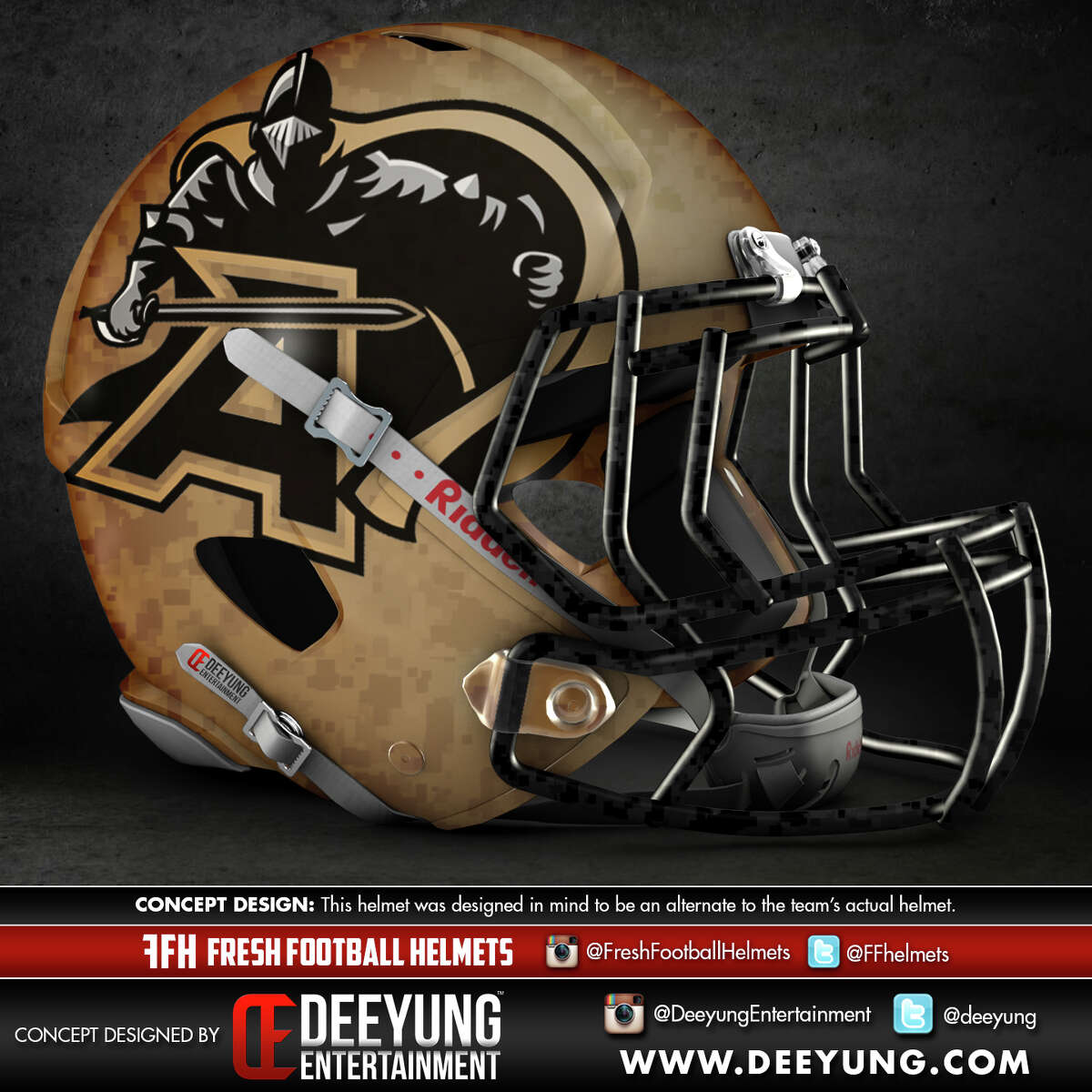 Artist Creates Concept Helmets For NCAA Football Teams