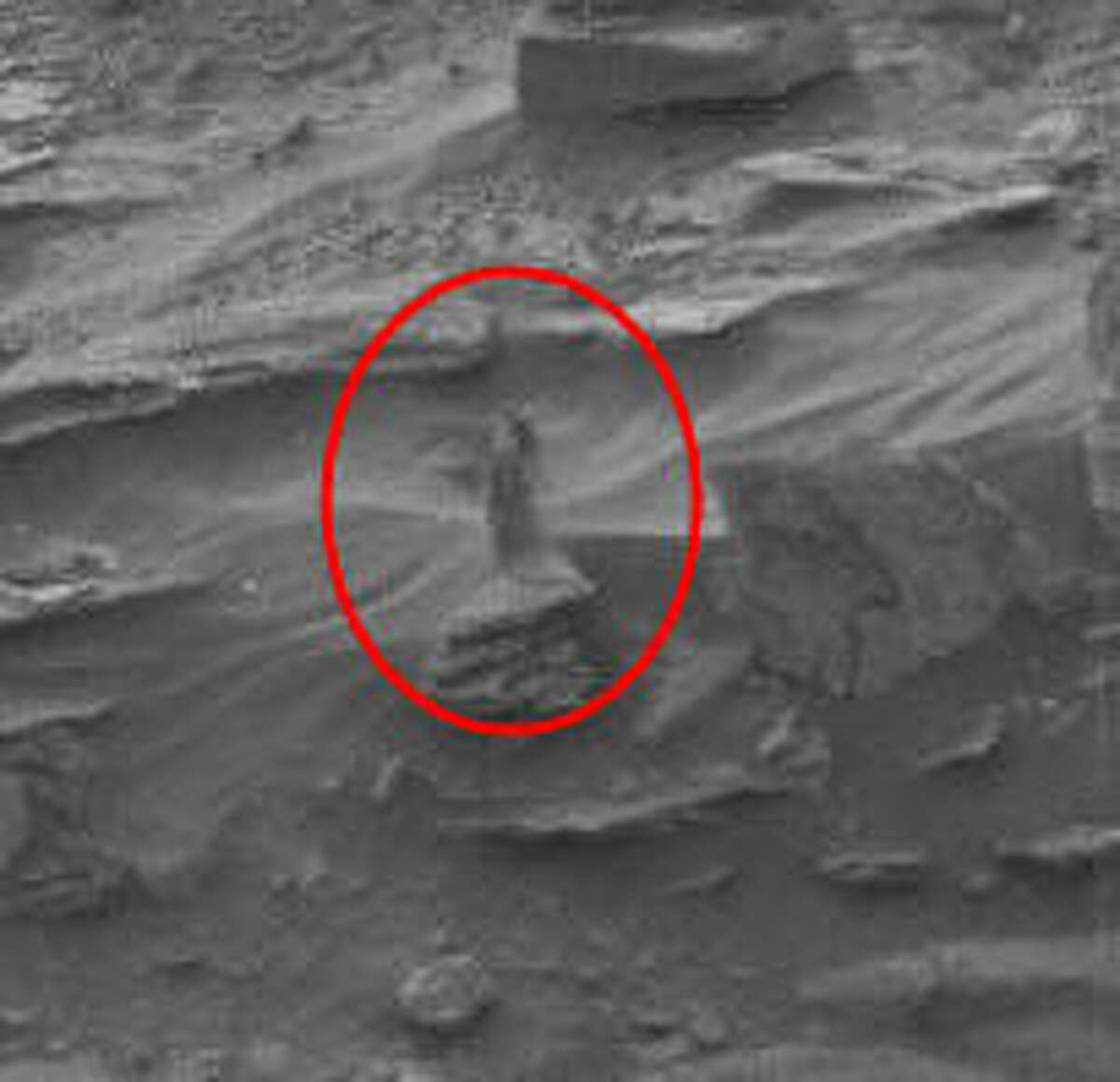Image Of Ghostly Woman Walking On Mars Seen In Latest NASA Photo
