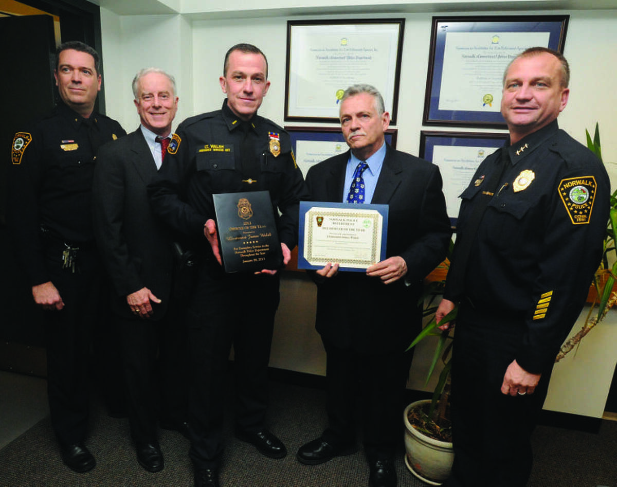 Norwalk Officers Awarded Officer Of The Year And December Officer Of