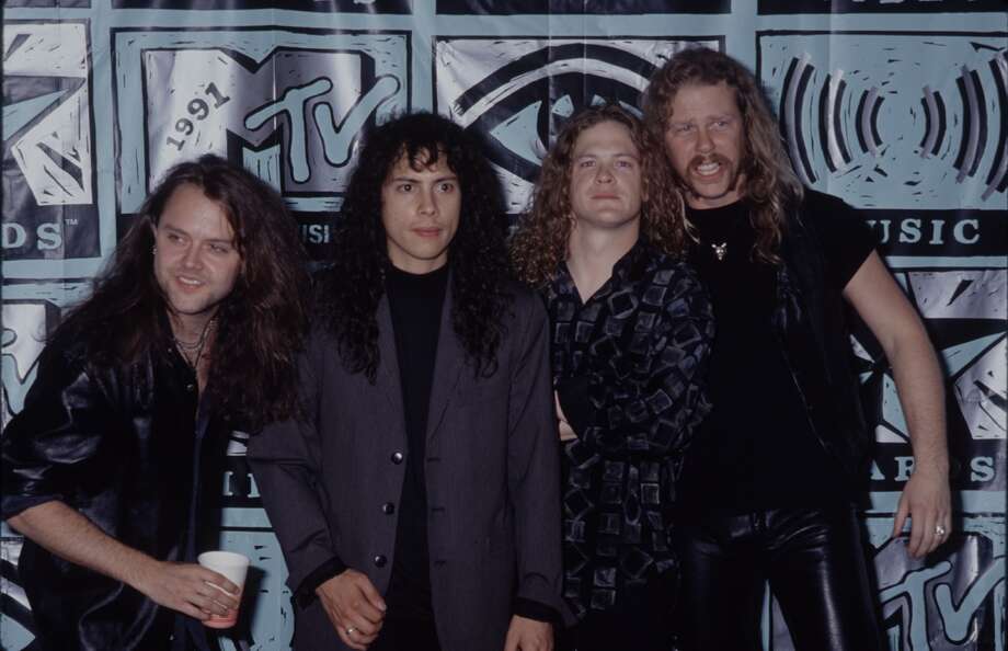 pictured, metallica pictured in the early "90s.