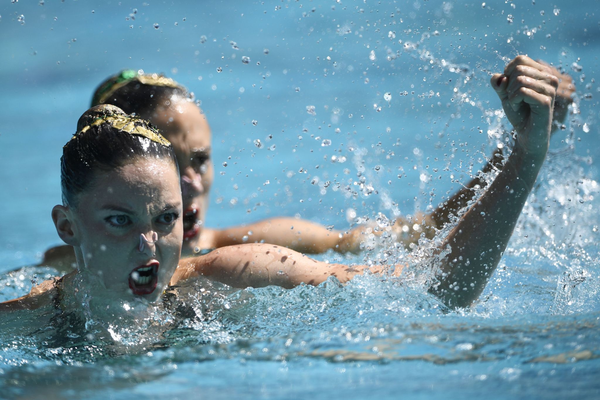 Photos Synchronized Swimmers Have The Most Intense Expressions In The