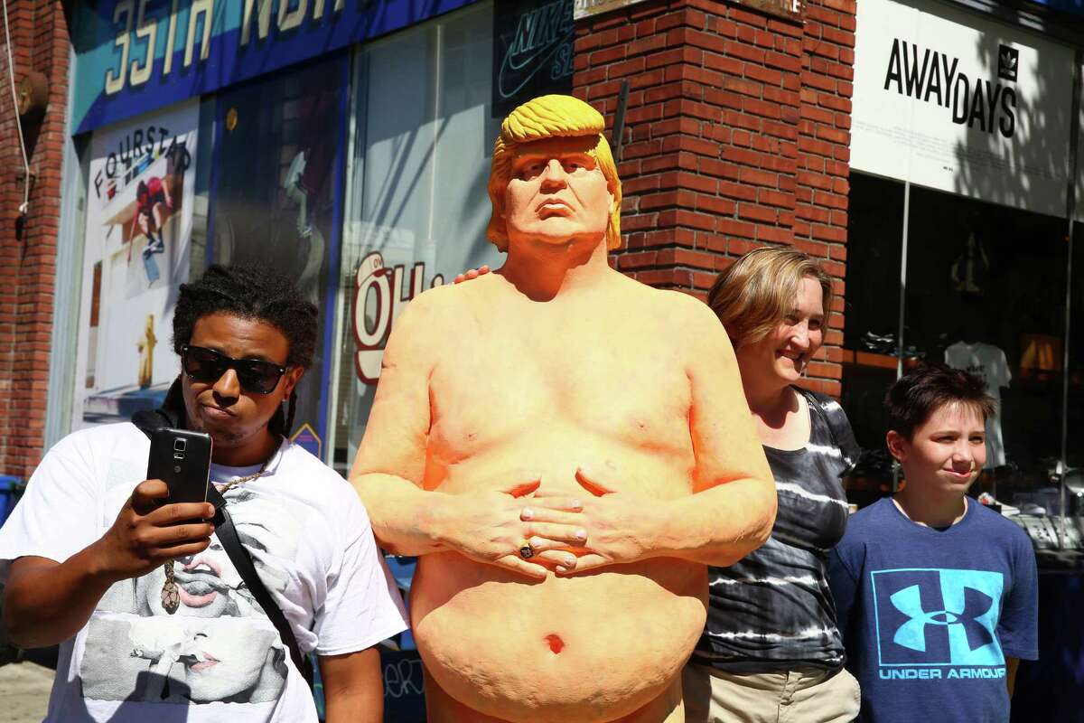 Supervisor Tries To Save Naked Trump Statue In Sfs Castro