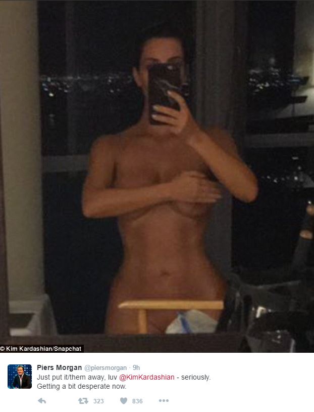 Kim Kardashian Nude Photo Flap Is Piers Morgan A Naked Hypocrite Photo