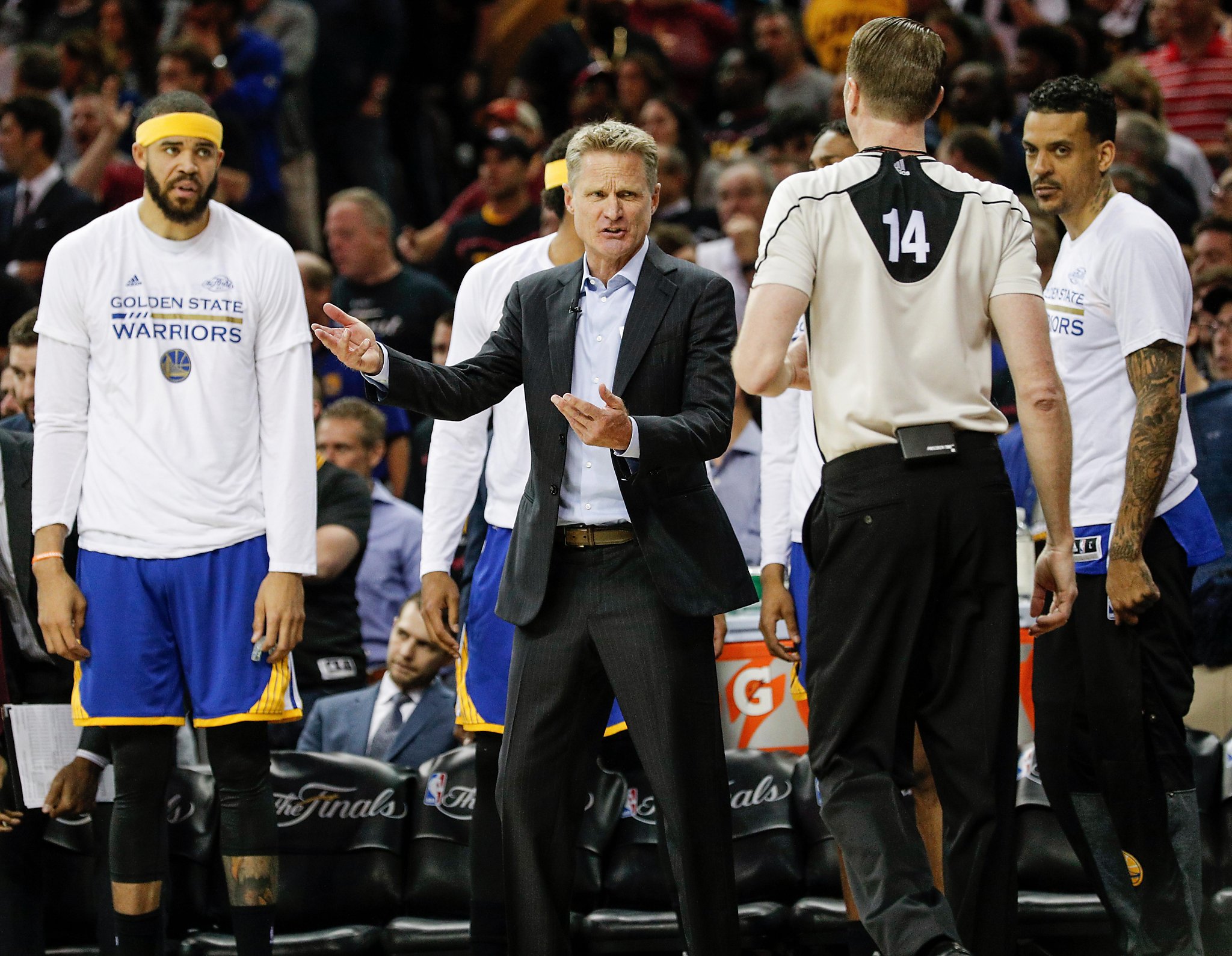 Warriors meet with officials to discuss rules, other topics