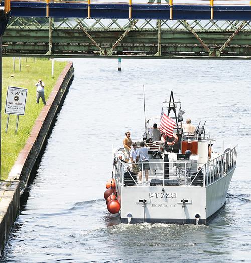 World War II Era PT Boat Continues On Journey