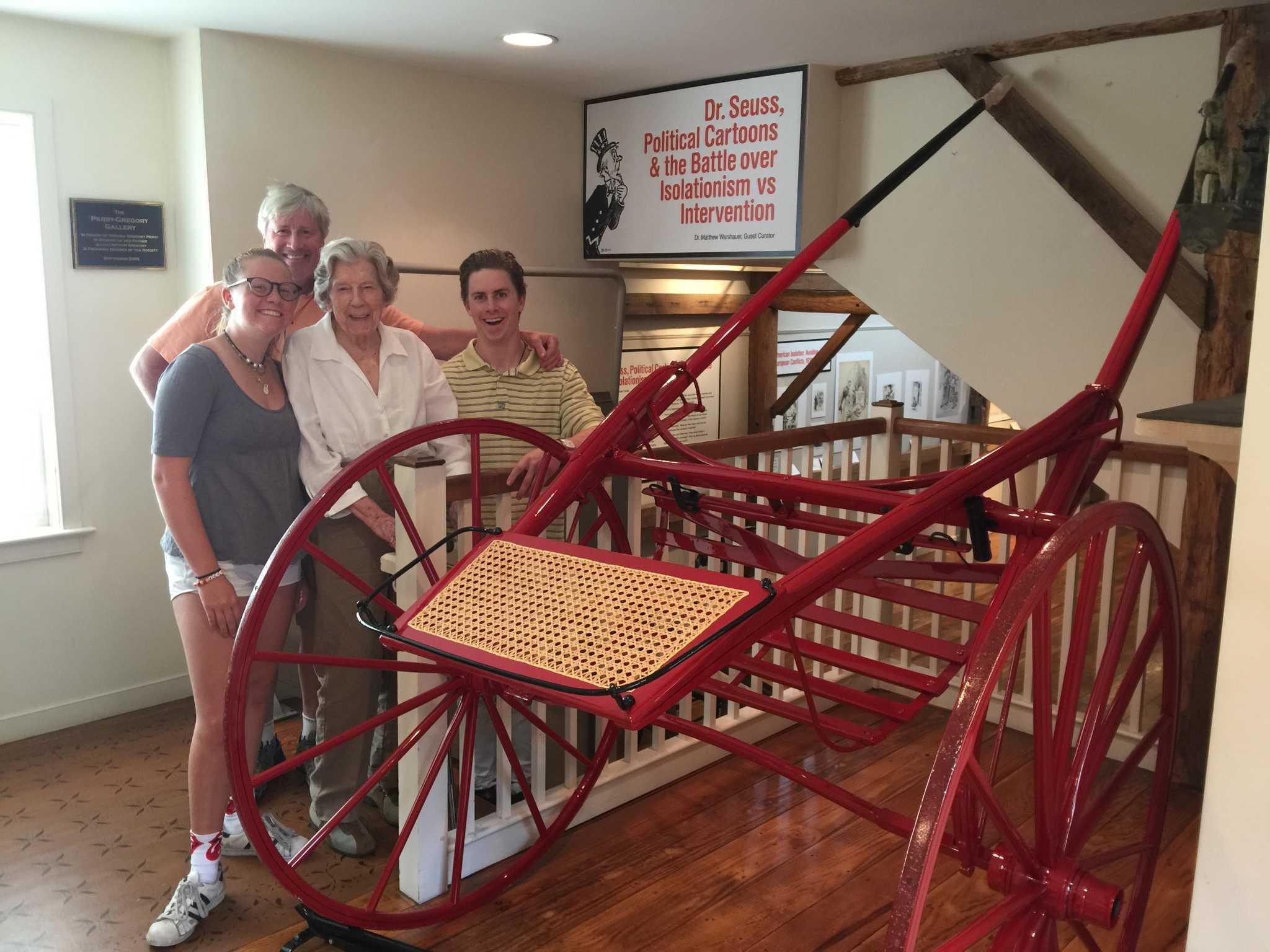 Wilton Historical Society Receives Antique Road Cart