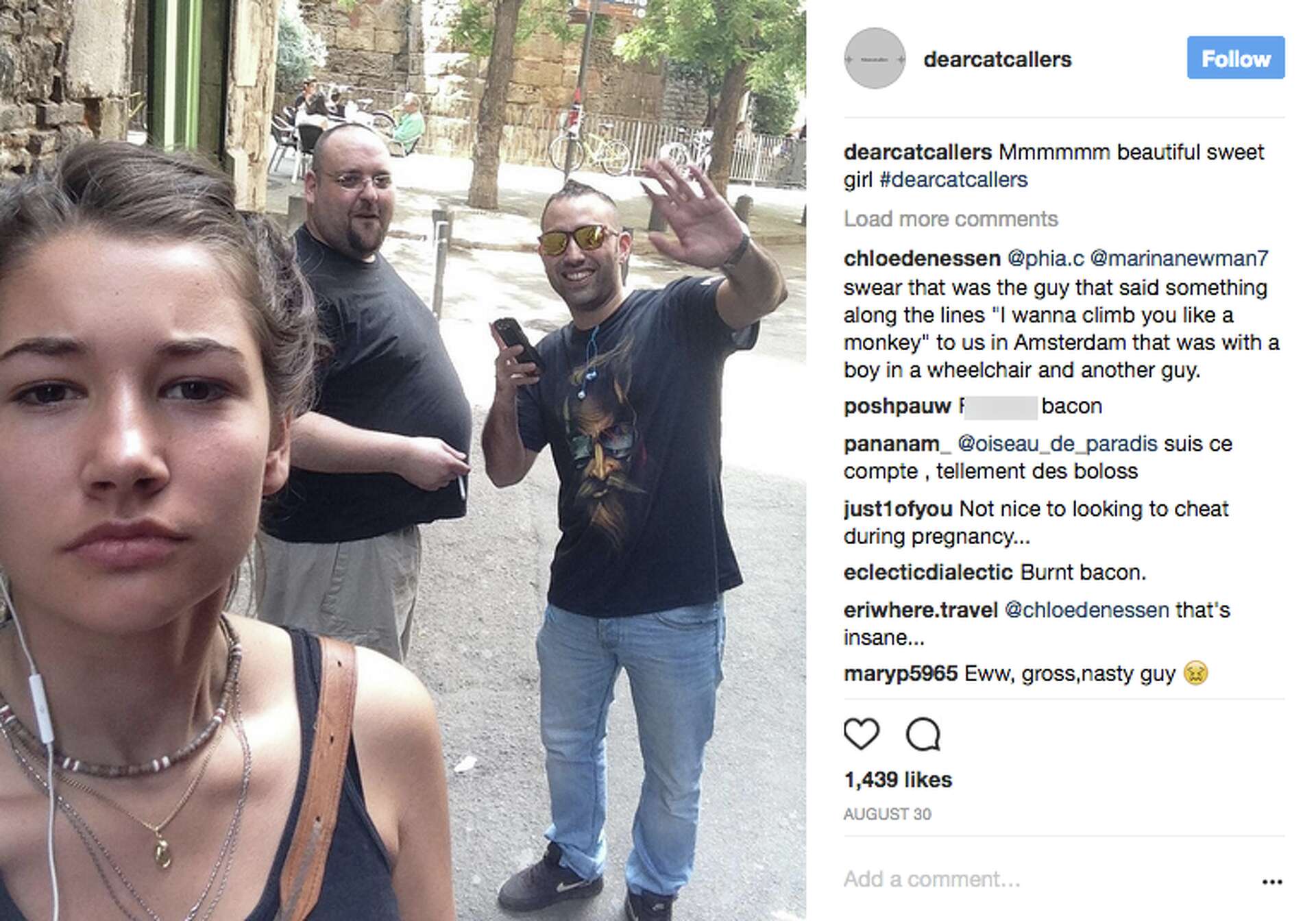 Woman Takes Selfies With All The Men Who Allegedly Catcalled Her In A