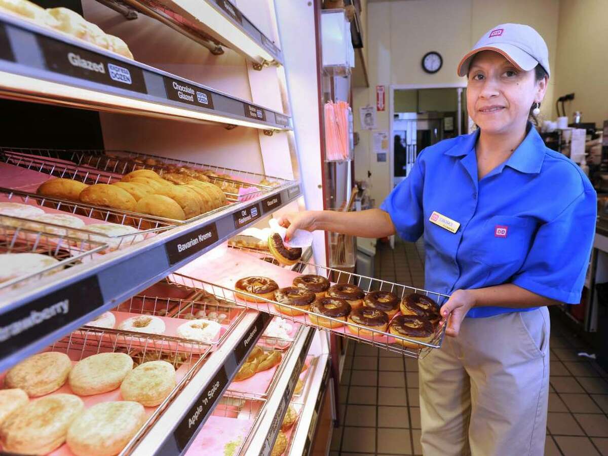 Brand Creates Dunkin Themed Shoes For Boston Marathon