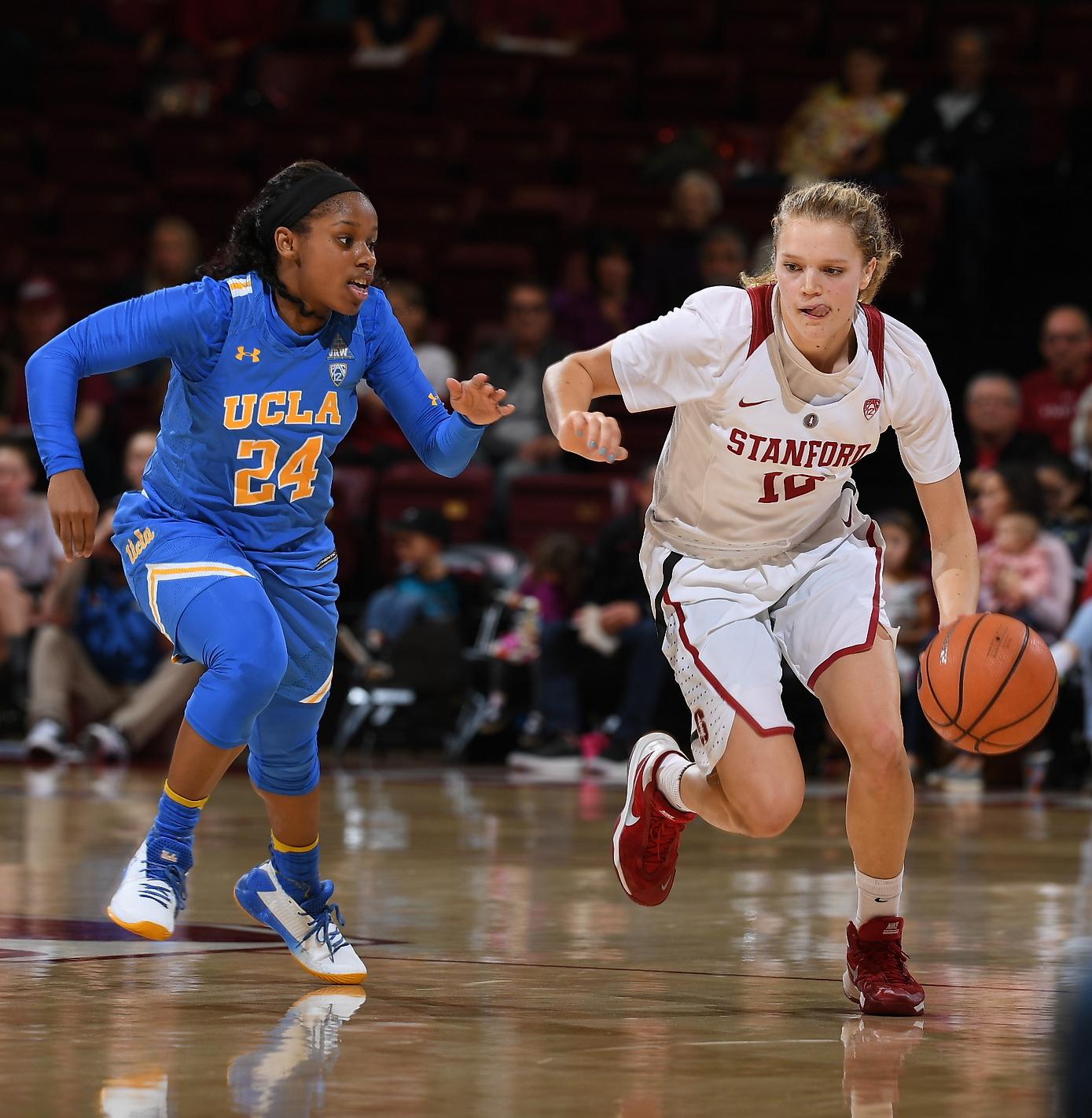 Stanford shoots 52 percent to beat UCLA in Pac-12 opener