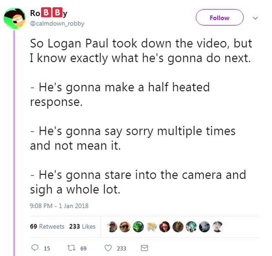 youtuber logan paul under fire for posting "sickening" footage