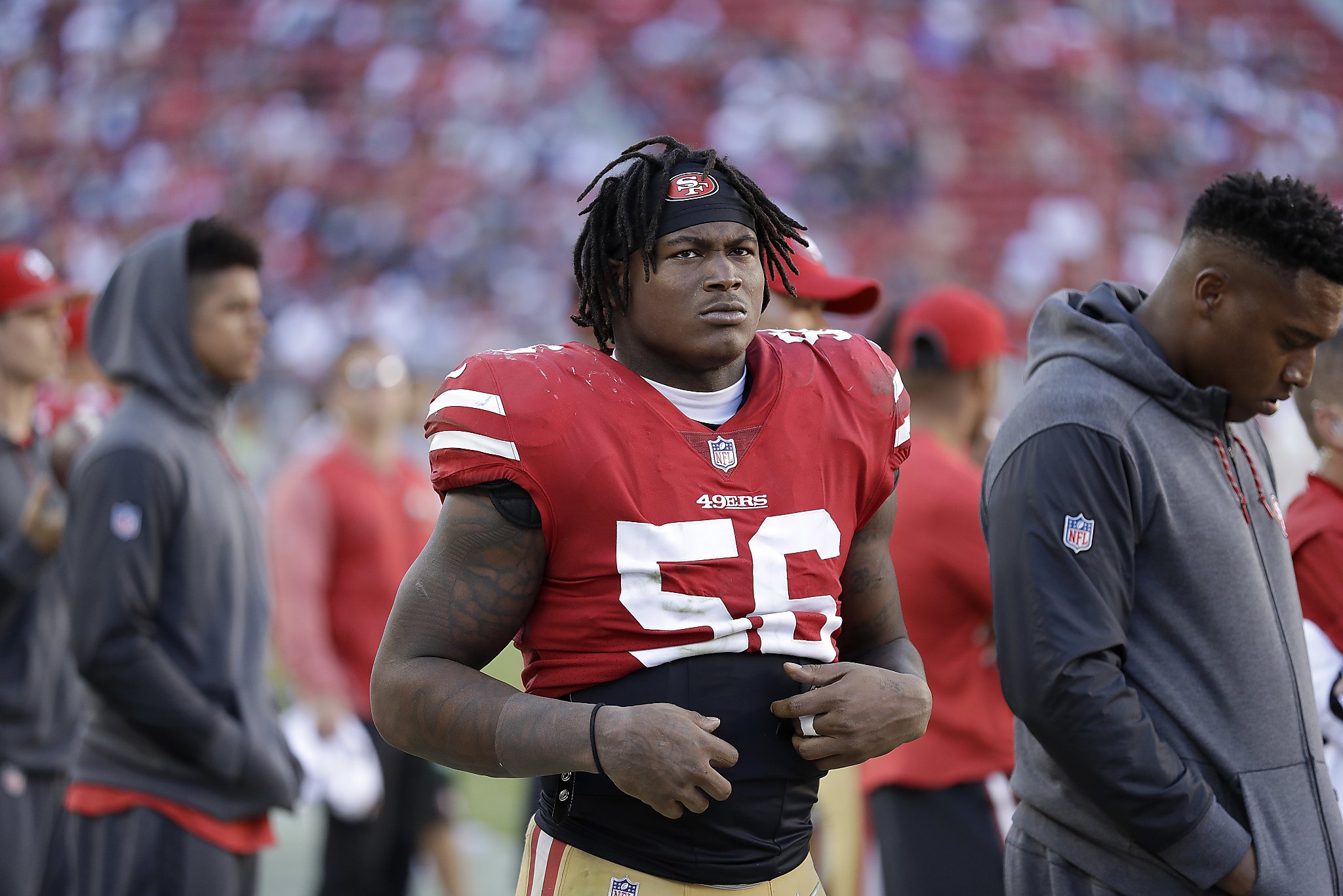 49ers linebacker Reuben Foster charged with felony domestic violence