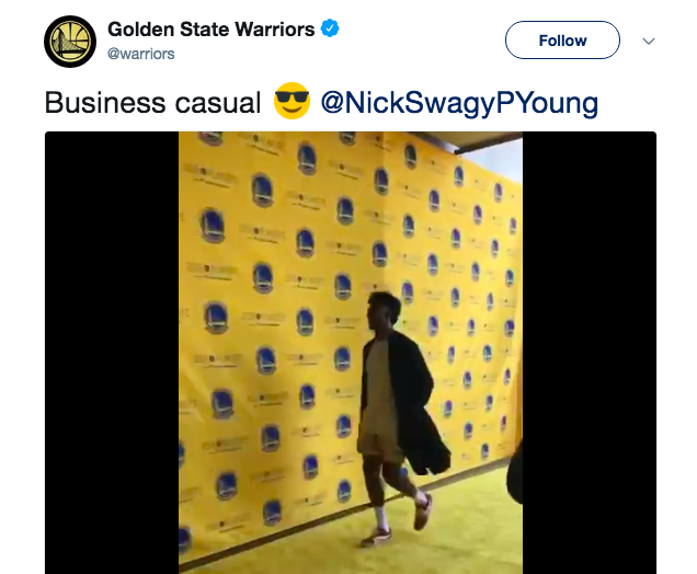 Swaggy P shows up to Game 1 in silk robe and boxers, stuns internet