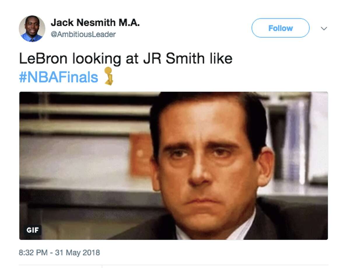 Exasperated LeBron And J R Smith The Best Memes From A Wild Game 1 Of