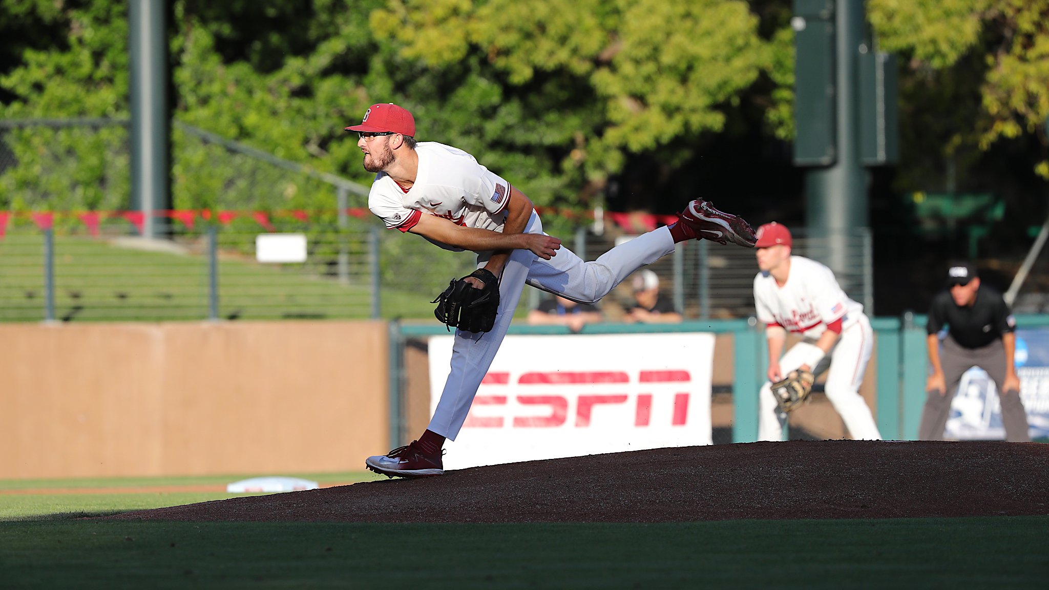 Stanford edges Wright State 4-3 in NCAA regional on Robinson’s double in 13th