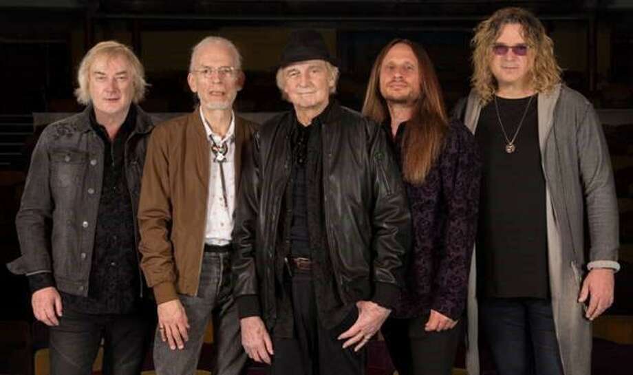 downes, left, steve howe, alan white, jon davison and billy