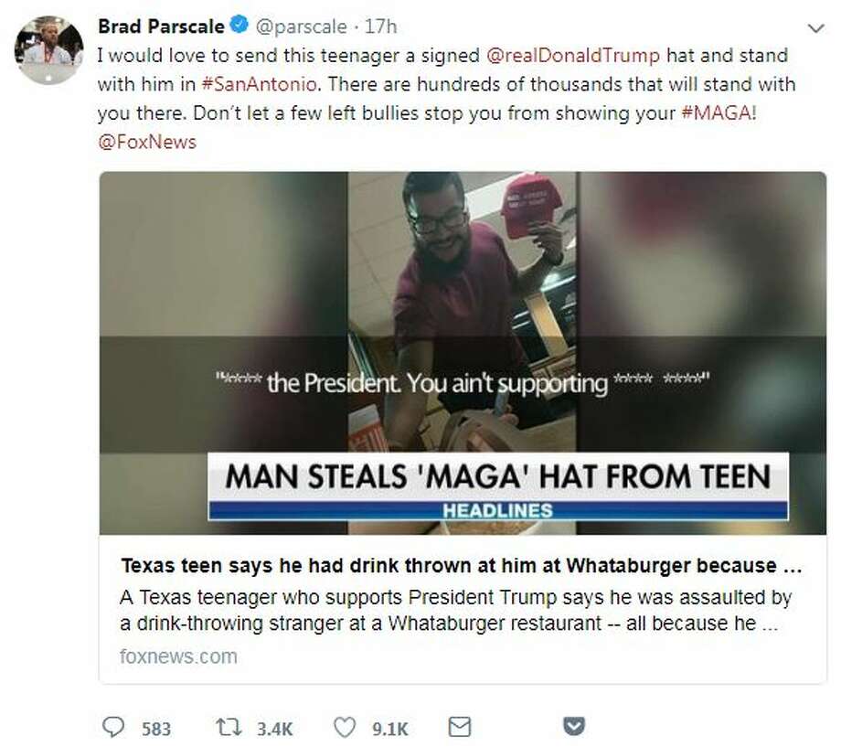 推特donald_s,donald_s donald trump jr., brad parscale weigh in on maga