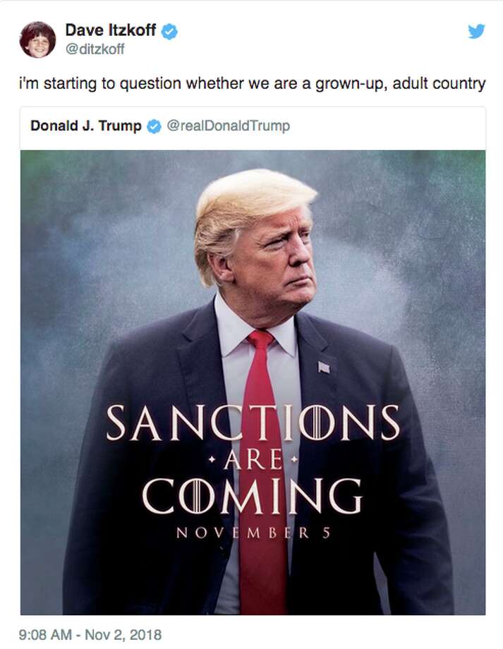 Twitter Goes Nuts Over Trump S Game Of Thrones Poster Announcing