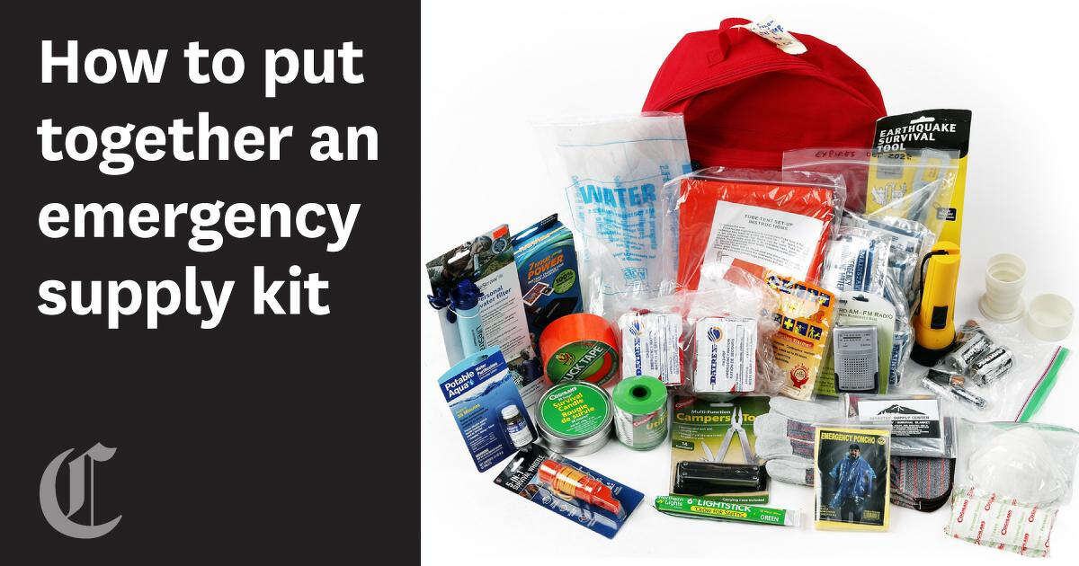 What to put in your emergency supply kit