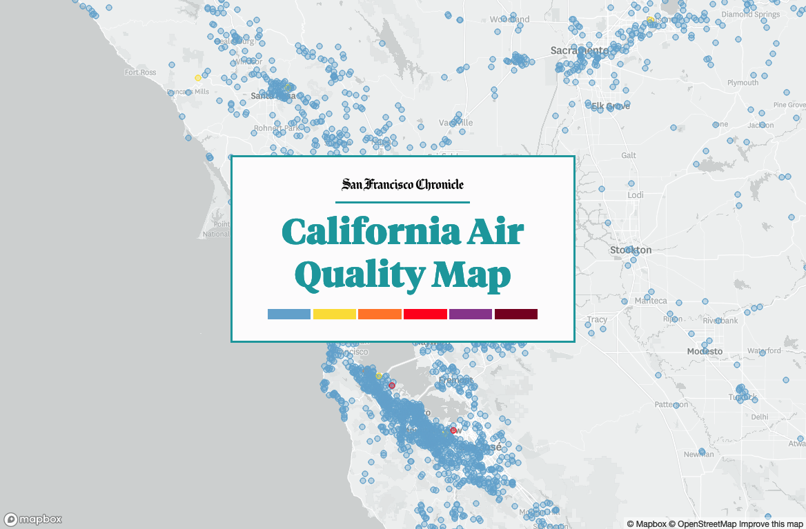 California Air Quality Map See air quality near you