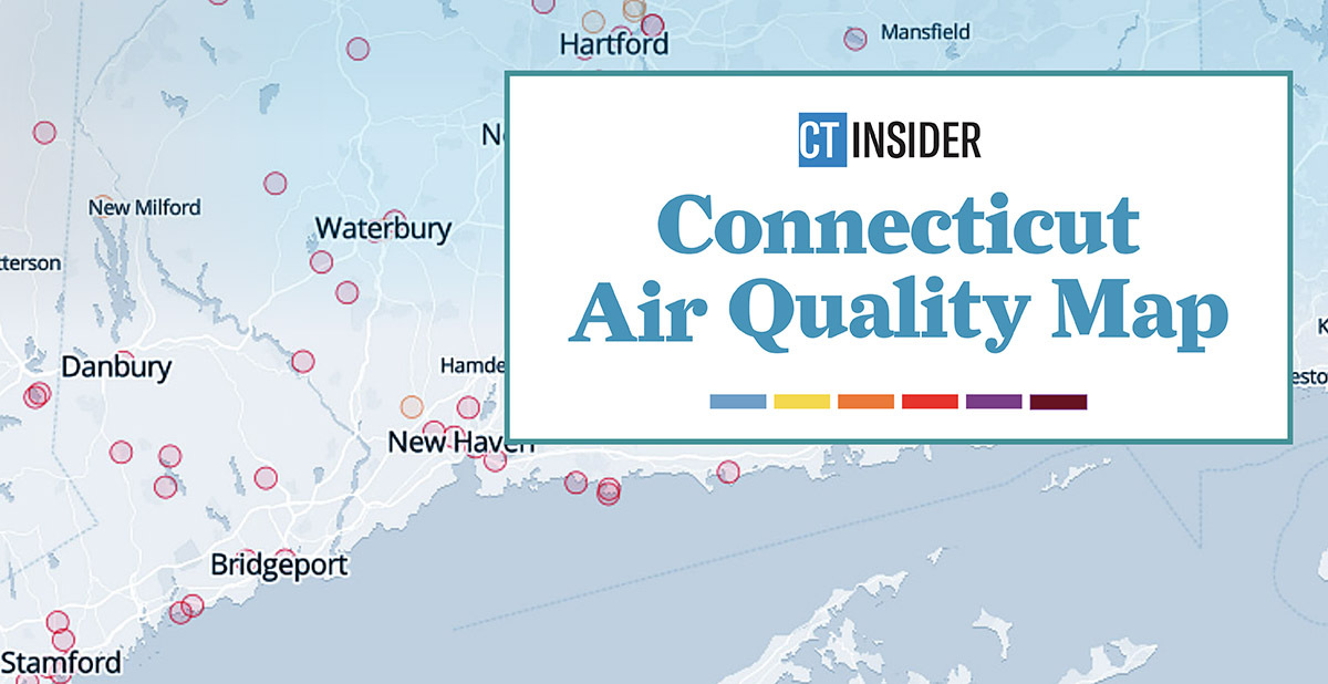 CT air quality map See the air quality near you