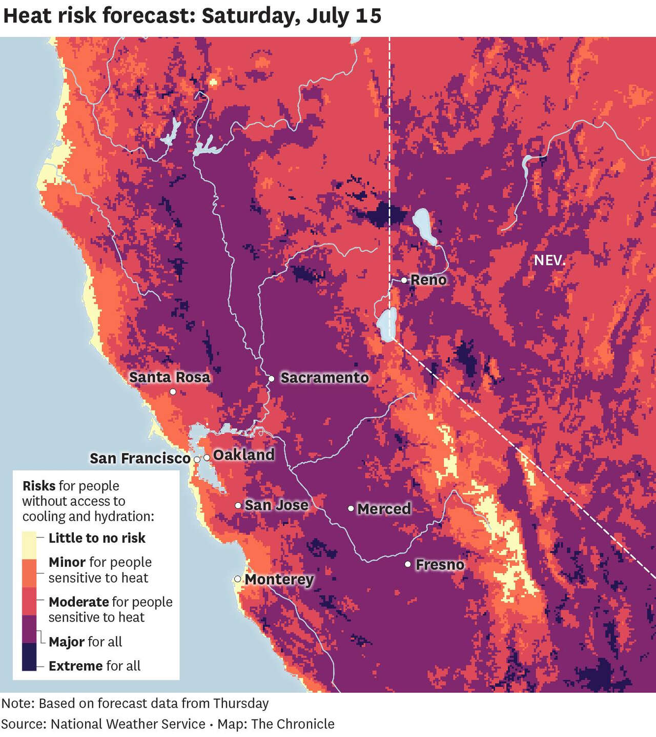 California heat wave How hot will it get in the Bay Area?
