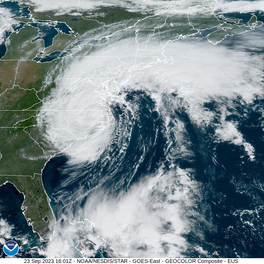 Tracking East Coast hurricanes, tropical storms