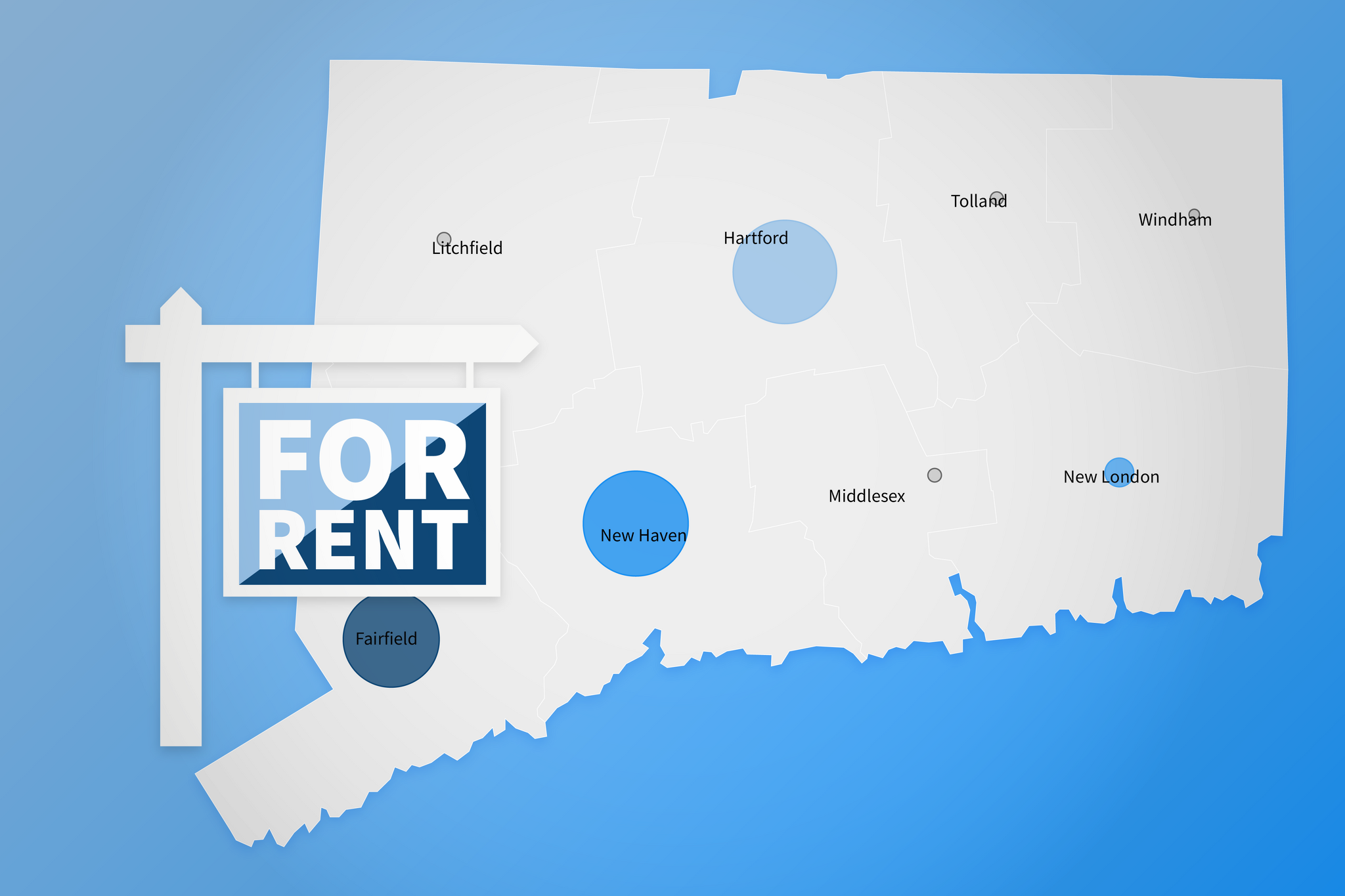 CT rent tracker: Compare rental price trends across Connecticut