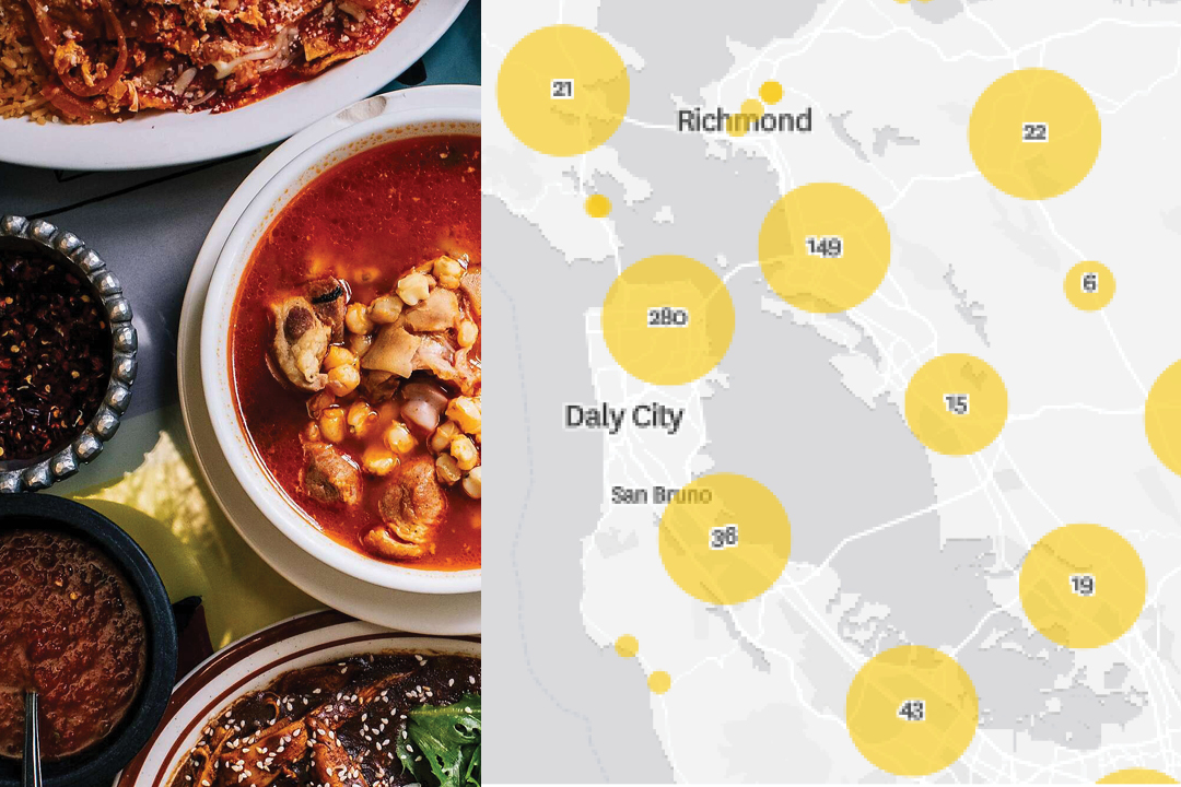 Map Find the best Bay Area restaurants near you