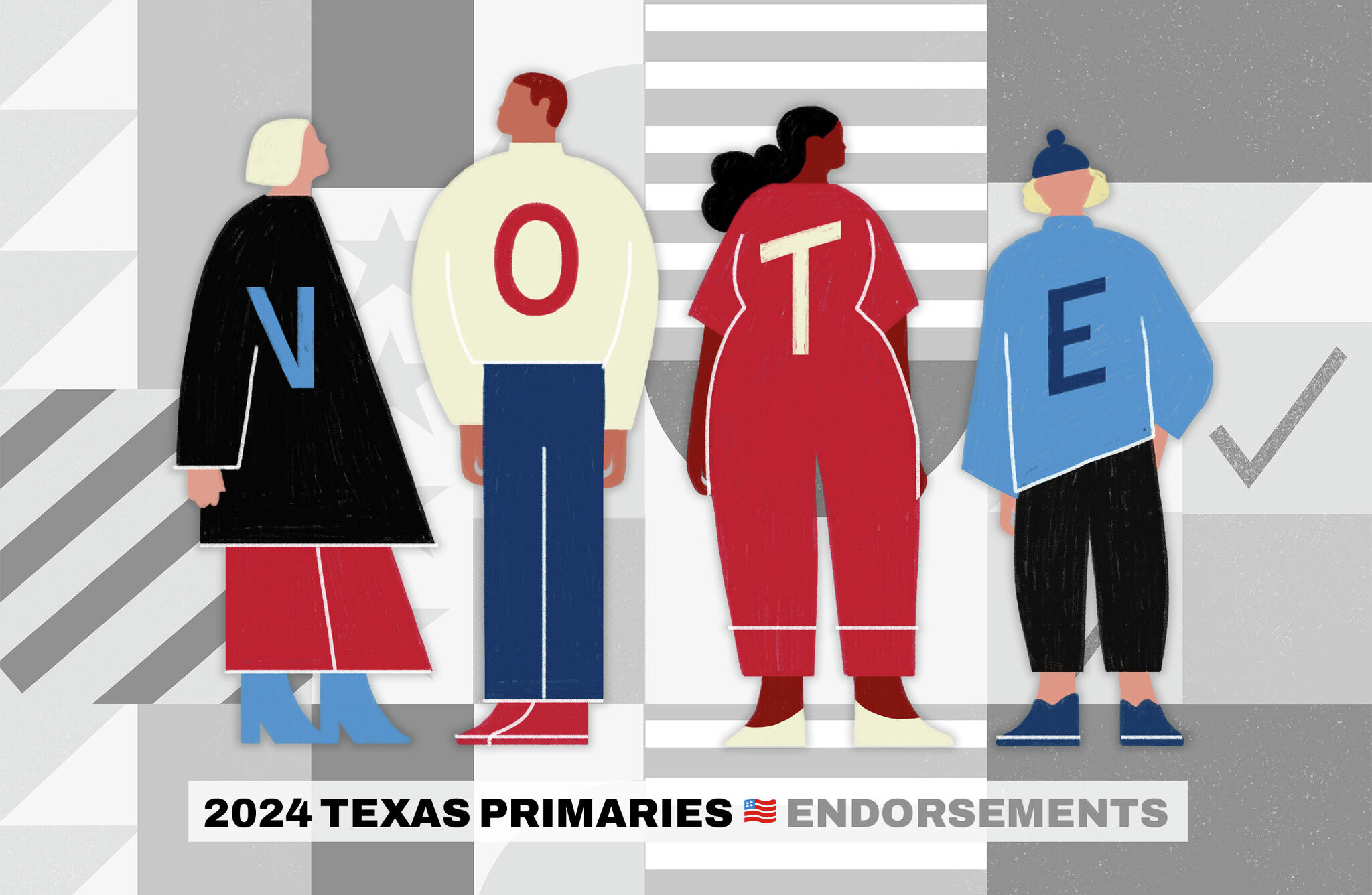 Houston Chronicle election endorsements for 2024 primaries