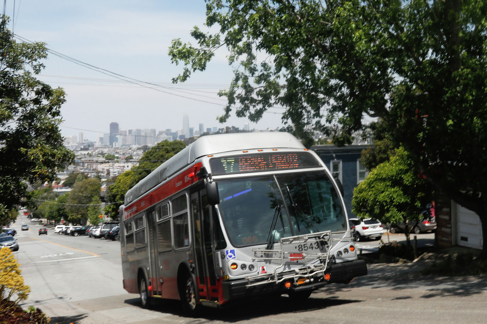The steepest S F Muni bus route? Meet the 67 Bernal Heights