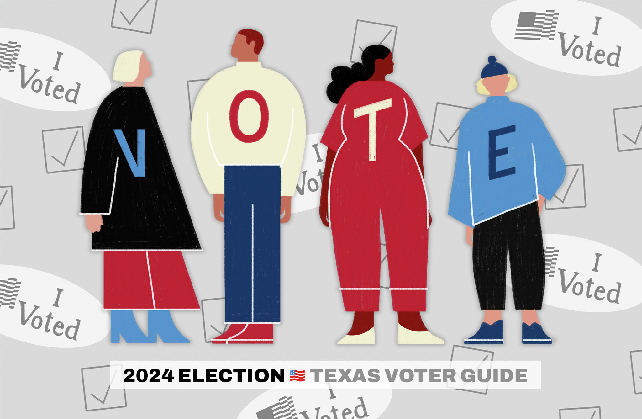 Texas Voter Guide Races, candidates for 2024 presidential election
