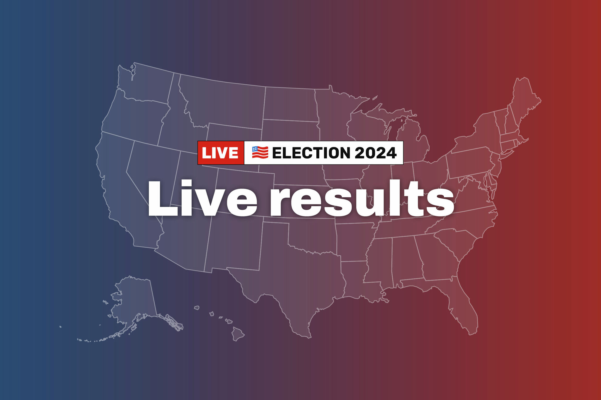 2024 election results live map U.S. and New York