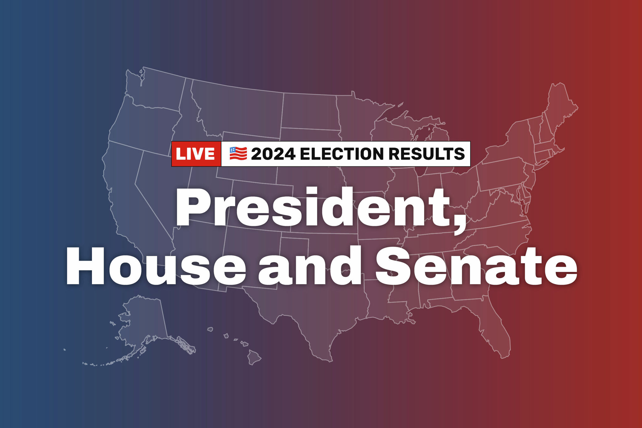 U.S. election results and live electoral college map 2024