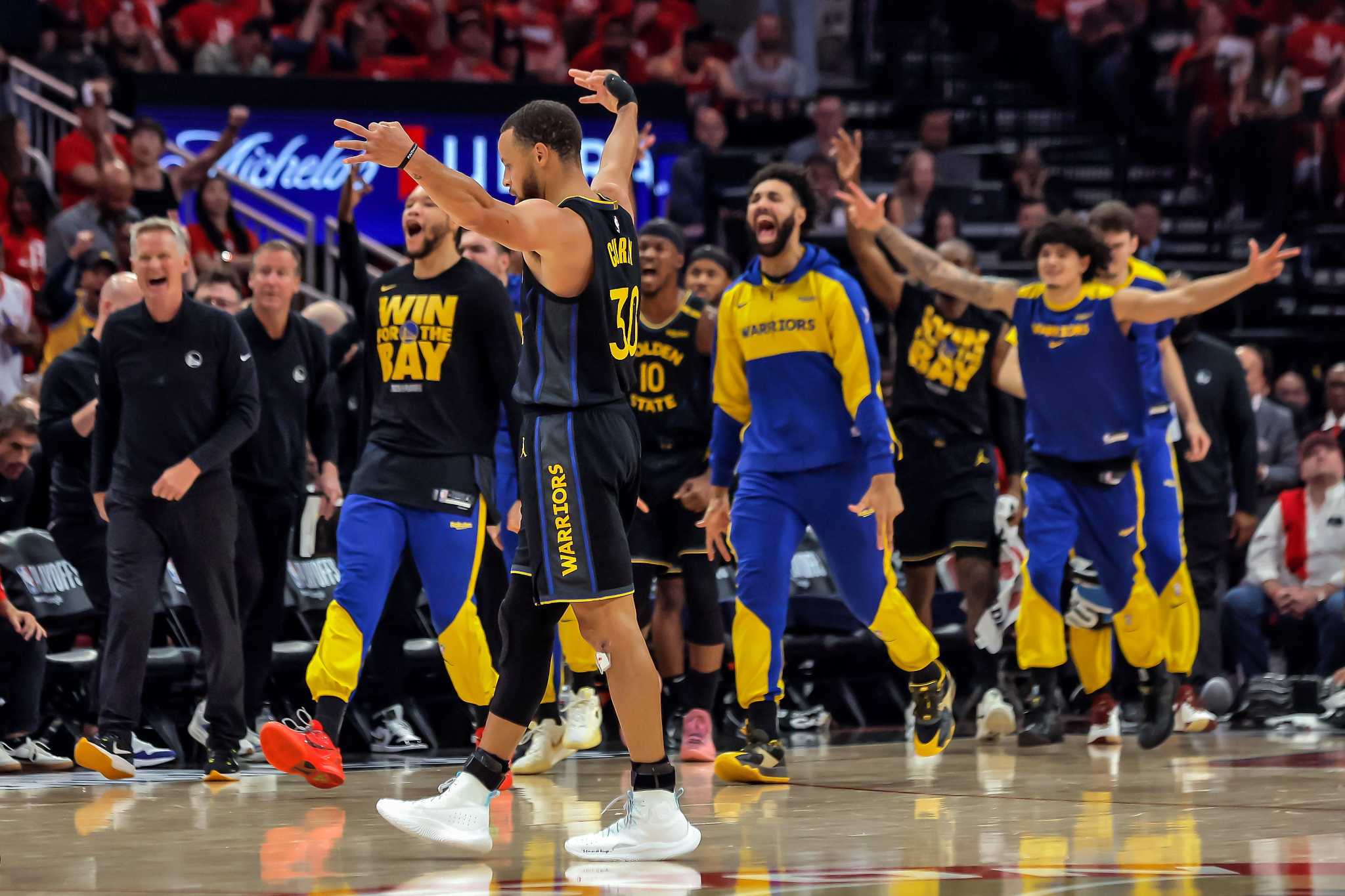 Photos: Warriors oust Rockets from playoffs — again